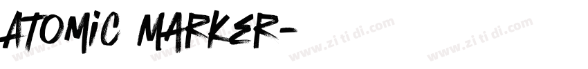 Atomic Marker字体转换